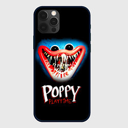 Чехол для iPhone 12 Pro Poppy Playtime: Huggy Wuggy, цвет: 3D-черный