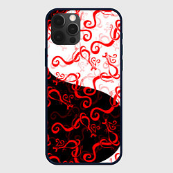 Чехол для iPhone 12 Pro ТОКИЙСКИЕ МСТИТЕЛИ TOKYO REVENGERS ДРАКЕН ИНЬ И ЯН, цвет: 3D-черный