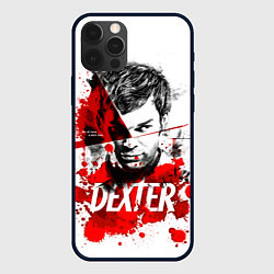 Чехол для iPhone 12 Pro Декстер Морган портрет, цвет: 3D-черный