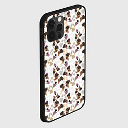 Чехол для iPhone 12 Pro Джек Рассел Терьер, цвет: 3D-черный — фото 2