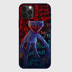 Чехол для iPhone 12 Pro HUGGY WUGGY, цвет: 3D-черный