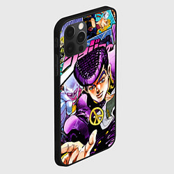 Чехол для iPhone 12 Pro JoJos Bizarre Adventure: Josuke, цвет: 3D-черный — фото 2