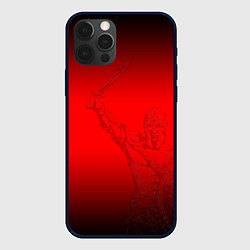 Чехол для iPhone 12 Pro Спартак Гладиатор Red Theme, цвет: 3D-черный