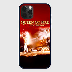 Чехол для iPhone 12 Pro Queen on Fire - Live at the Bowl, цвет: 3D-черный