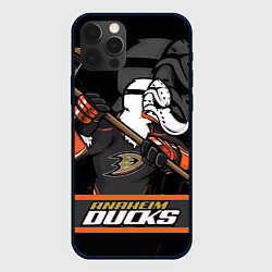 Чехол для iPhone 12 Pro Анахайм Дакс, Anaheim Ducks, цвет: 3D-черный