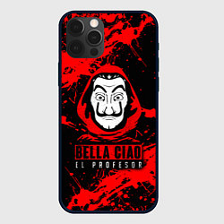 Чехол для iPhone 12 Pro БУМАЖНЫЙ ДОМ LA CASA DE PAPEL BELLA CIAO, цвет: 3D-черный