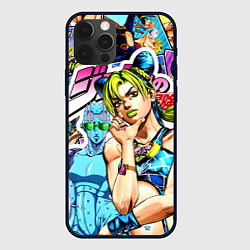 Чехол для iPhone 12 Pro JoJos Bizarre Adventure - Джолин Кудзё, цвет: 3D-черный