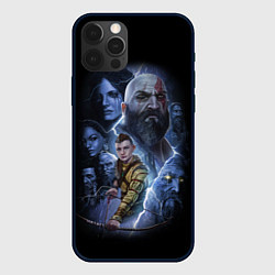 Чехол для iPhone 12 Pro GOD OF WAR РАГНАРЁК, цвет: 3D-черный