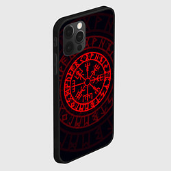 Чехол для iPhone 12 Pro Красный Вегвизир, цвет: 3D-черный — фото 2