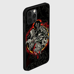 Чехол для iPhone 12 Pro ГЕРОЙ АНИМЕ БЕРСЕРК BERSERK, цвет: 3D-черный — фото 2