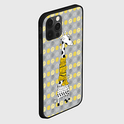 Чехол для iPhone 12 Pro Милая жирафа в шарфе, цвет: 3D-черный — фото 2