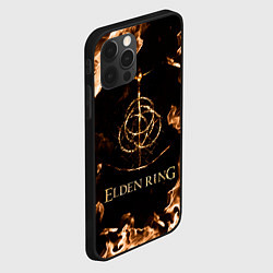 Чехол для iPhone 12 Pro Elden Ring Logo, цвет: 3D-черный — фото 2