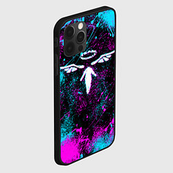 Чехол для iPhone 12 Pro TEAM VALHALLA ВАЛЬХАЛЛА NEON, цвет: 3D-черный — фото 2