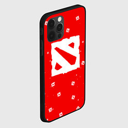 Чехол для iPhone 12 Pro НОВОГОДНИЙ ДОТА 2 НОВЫЙ ГОД DOTA 2, цвет: 3D-черный — фото 2