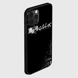 Чехол для iPhone 12 Pro ТОКИЙСКИЕ МСТИТЕЛИ ЛОГО TOKYO REVENGERS, цвет: 3D-черный — фото 2