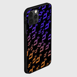 Чехол для iPhone 12 Pro JOJOS BIZARRE ADVENTURE PATTERN, цвет: 3D-черный — фото 2