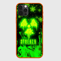 Чехол для iPhone 12 Pro НОВЫЙ ГОД В СТАЛКЕР ОГОНЬ 2022 STALKER NUCLEAR WIN, цвет: 3D-красный