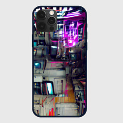 Чехол для iPhone 12 Pro Инженерия, цвет: 3D-черный
