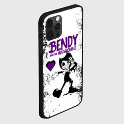 Чехол для iPhone 12 Pro HEART BENDY AND THE INK MACHINE, цвет: 3D-черный — фото 2