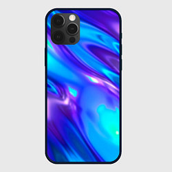 Чехол для iPhone 12 Pro Neon Holographic, цвет: 3D-черный