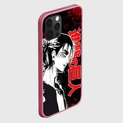 Чехол для iPhone 12 Pro ЭРЕН ЙЕГЕР RED EDITION, цвет: 3D-малиновый — фото 2