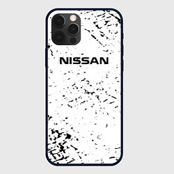 Чехол для iPhone 12 Pro Nissan ниссан, цвет: 3D-черный