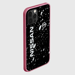 Чехол для iPhone 12 Pro Nissan qashqai, цвет: 3D-малиновый — фото 2
