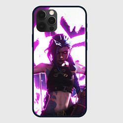 Чехол для iPhone 12 Pro Arcane League Of Legends JINX NEON, цвет: 3D-черный