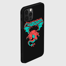 Чехол для iPhone 12 Pro Cherizard art, цвет: 3D-черный — фото 2