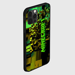Чехол для iPhone 12 Pro Minecraft, pattern 2022, цвет: 3D-черный — фото 2