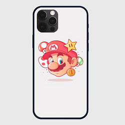 Чехол для iPhone 12 Pro Милаха Марио, цвет: 3D-черный