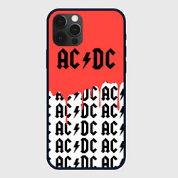 Чехол для iPhone 12 Pro Ac dc rock, цвет: 3D-черный