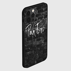 Чехол для iPhone 12 Pro PINK FLOYD - ПИНК ФЛОЙД КИРПИЧНАЯ СТЕНА, цвет: 3D-черный — фото 2
