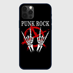 Чехол для iPhone 12 Pro Punk Rock Панки Хой, цвет: 3D-черный