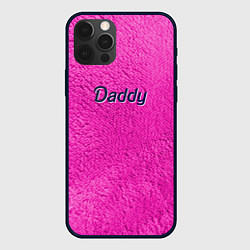 Чехол для iPhone 12 Pro Daddy pink, цвет: 3D-черный