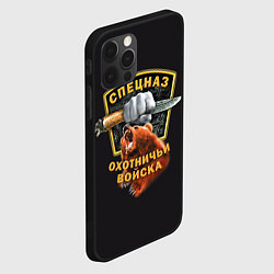 Чехол для iPhone 12 Pro Спецназ Охотничьи Войска, цвет: 3D-черный — фото 2