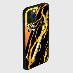 Чехол для iPhone 12 Pro Kisatsutai - Zenitsu Agatsuma, цвет: 3D-черный — фото 2