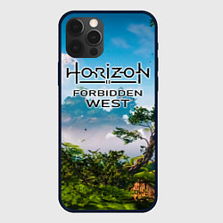 Чехол для iPhone 12 Pro Horizon Forbidden West Хоризон Запретный Запад, цвет: 3D-черный