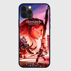 Чехол для iPhone 12 Pro Horizon Forbidden West game poster, цвет: 3D-черный