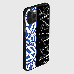 Чехол для iPhone 12 Pro Volkswagen Scirocco Half Pattern, цвет: 3D-черный — фото 2