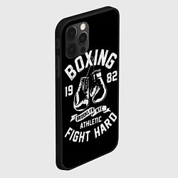 Чехол для iPhone 12 Pro БОКС, БОКСЕРСКИЕ ПЕРЧАТКИ BOXING, цвет: 3D-черный — фото 2