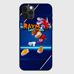 Чехол для iPhone 12 Pro Rayman Legends Blue, цвет: 3D-черный