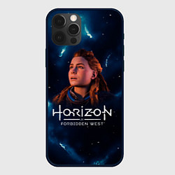 Чехол для iPhone 12 Pro Horizon Forbidden West - Молнии, цвет: 3D-черный