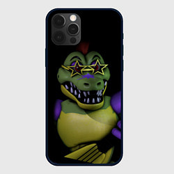 Чехол для iPhone 12 Pro Five Nights at Freddys: Security Breach Аллигатор, цвет: 3D-черный