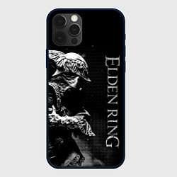 Чехол для iPhone 12 Pro ВАЛЬКИРИЯ ЧБ ELDEN RING, цвет: 3D-черный