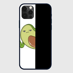Чехол для iPhone 12 Pro Злой авокадик, цвет: 3D-черный