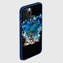 Чехол для iPhone 12 Pro Horizon Forbidden West Элой на пляже, цвет: 3D-тёмно-синий — фото 2
