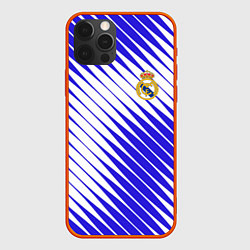 Чехол для iPhone 12 Pro Real madrid реал мадрид, цвет: 3D-красный