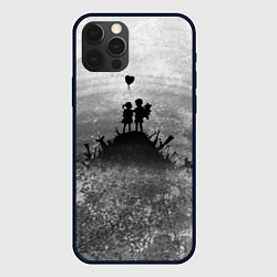 Чехол для iPhone 12 Pro Бэнкси Дети Любовь Banksy, цвет: 3D-черный