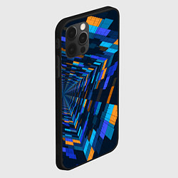 Чехол для iPhone 12 Pro Geometric pattern Fashion Vanguard, цвет: 3D-черный — фото 2